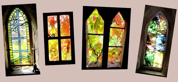 Windows at The Basin.